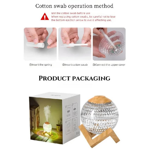 Small Silent Heavy Mist Air Humidifier